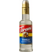 Torani Original Vanilla Syrup, Plastic Bottle, Drink Flavoring Syrup, No Known Allergens, 12.7 fl oz