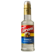 Torani Original Vanilla Syrup, Flavored Syrup, Authentic Coffeehouse Syrup, 12.7 oz