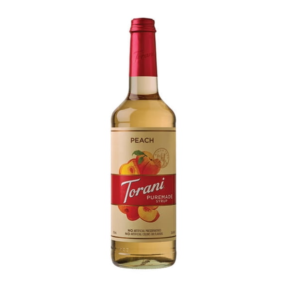 Torani Peach Puremade Syrup cs 4/750 ml