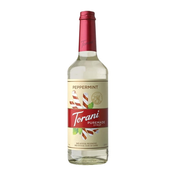 Torani Peppermint Puremade Syrup cs 4/750 ml