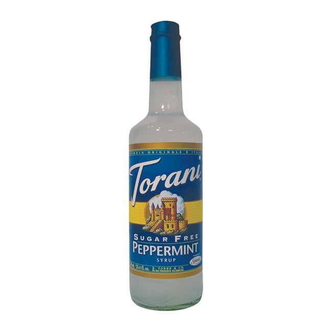 Torani Peppermint Sugar Free Syrup cs 12/750 ml