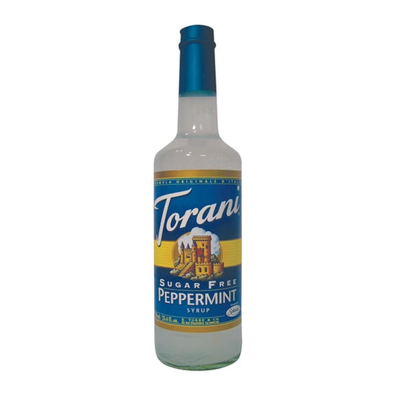 Torani Peppermint Sugar Free Syrup cs 12/750 ml