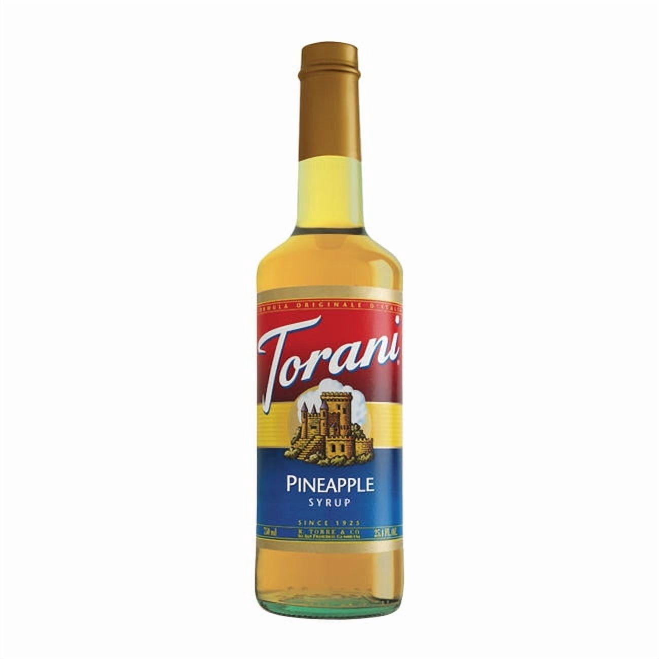 Torani Pineapple Syrup cs 12/750 ml