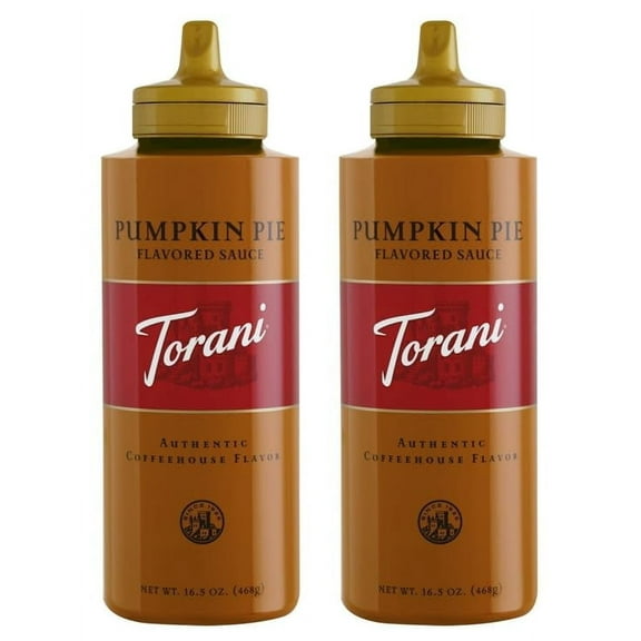 Torani Pumpkin Pie Flavored Sauce, 16.5 Ounce(2Pack)