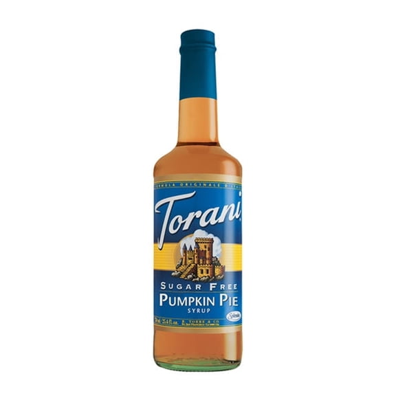 Torani Pumpkin Pie Sugar Free Syrup cs 12/750 ml