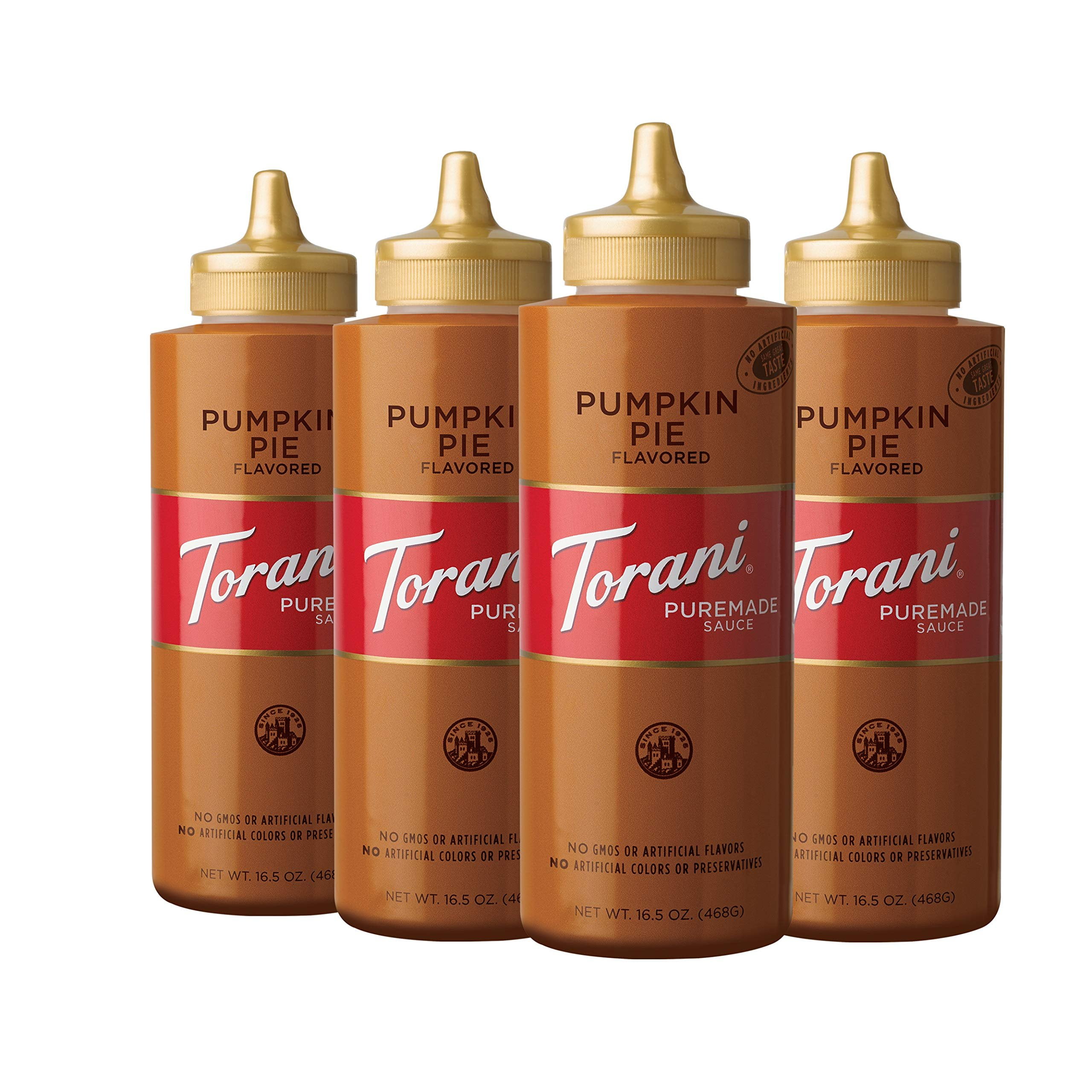 Torani Puremade Sauce, Pumpkin Pie, 16.5 Ounces Pack of 4 - Walmart.com