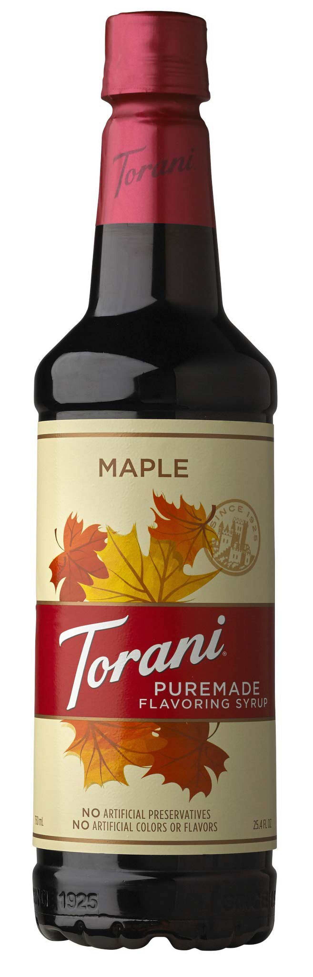 Torani Puremade Syrup, Maple, 25.4 Ounces