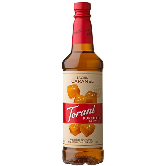 Torani Puremade Syrup, Salted Caramel, 25.4 Ounces