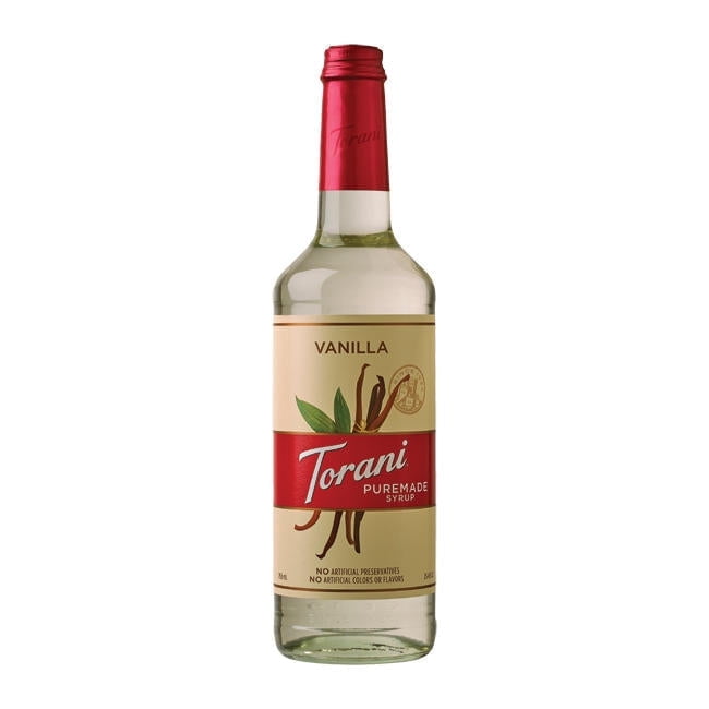 Torani Puremade Vanilla Syrup cs 4/750 ml