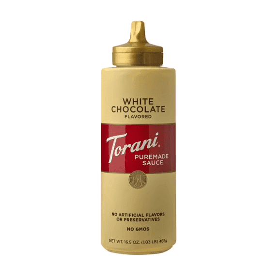 Torani Puremade White Chocolate Sauce, 16.5 oz.