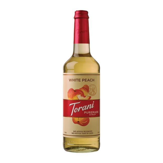 Torani Puremade White Peach Syrup cs 4/750 ml - Walmart.com