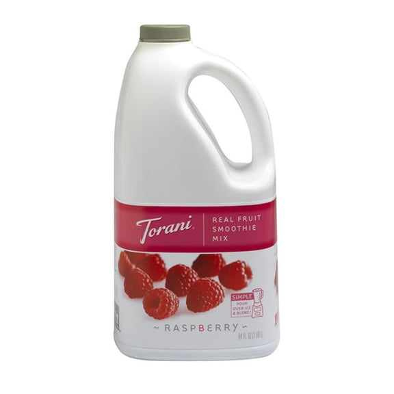 Torani Raspberry Real Fruit Smoothie cs 6/64 oz