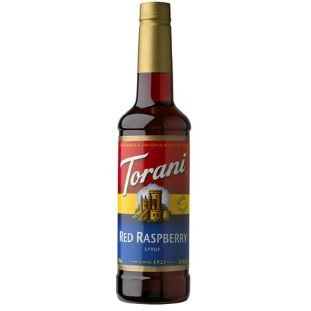 Torani Red Raspberry Syrup, Drink Mix, Handcrafted Soda Flavoring, 750ml