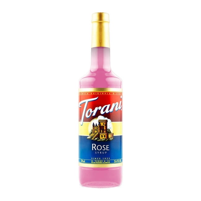 Torani Rose Syrup cs 12/750 ml
