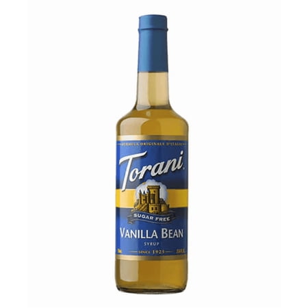 Torani SUGAR FREE Vanilla Bean Naturally Flavored Syrup - 24.5fl oz 750mL