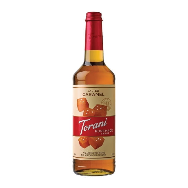 Torani Salted Caramel Puremade Syrup cs 4/750 ml