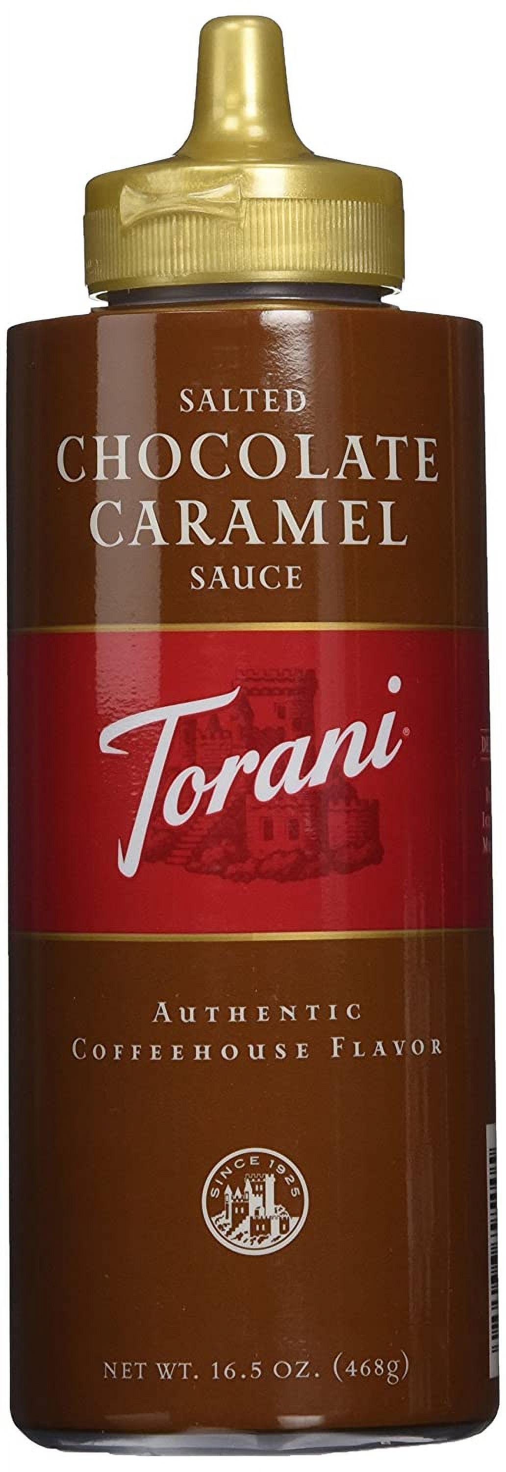 Torani Salted Chocolate Caramel Sauce, 16.5 Ounce (Pack of 6)
