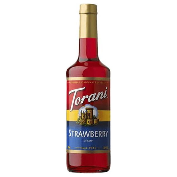 Torani Strawberry Flavoured Syrup 750ml 2/Pack