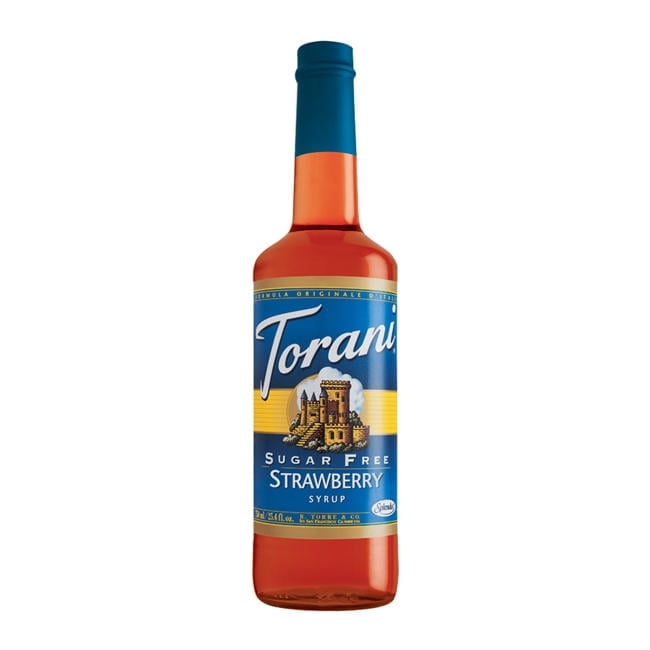 Torani Strawberry Sugar Free Syrup cs 12/750 ml
