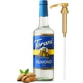 Torani Sugar Free Almond Syrup with Little Squirt Syrup Pump, 750ml 25.