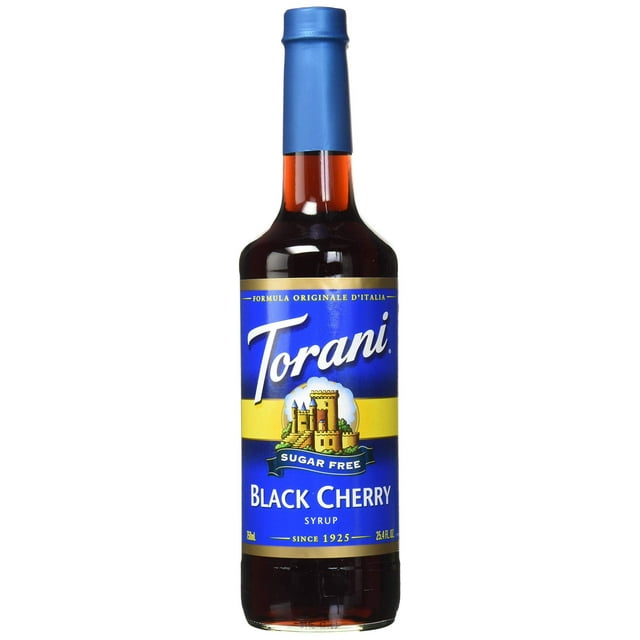 Torani Sugar Free Black Cherry Syrup 750Ml