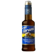 Torani Sugar Free Brown Sugar Cinnamon Syrup, Zero Calorie, Authentic Coffeehouse Syrup, 12.7 oz