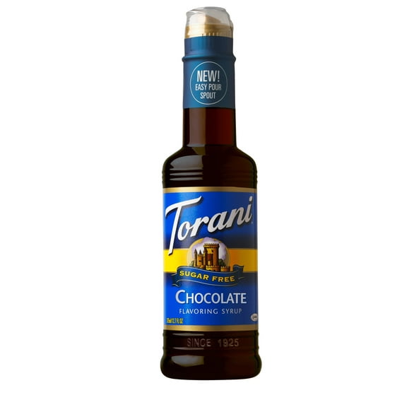 Torani Sugar Free Chocolate Syrup, Coffee Flavoring, Drink Mix, 12.7oz