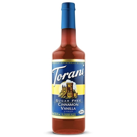 Torani Sugar Free Cinnamon Vanilla Syrup w/ Splenda, 750 mL