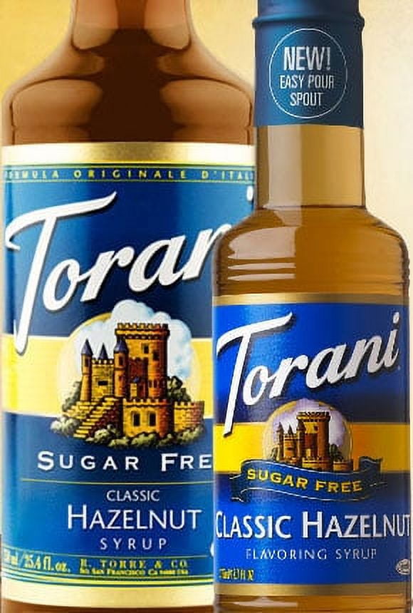 Torani Sugar Free Classic Hazelnut Syrup 360ml Walmart Com