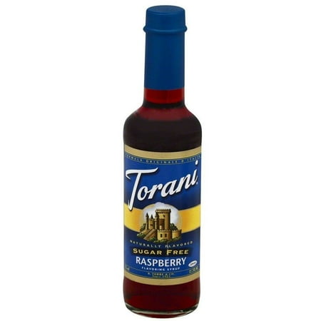 Torani Sugar Free Raspberry Flavoring Syrup, 12.7 Fluid Ounce -- 4 per Case.