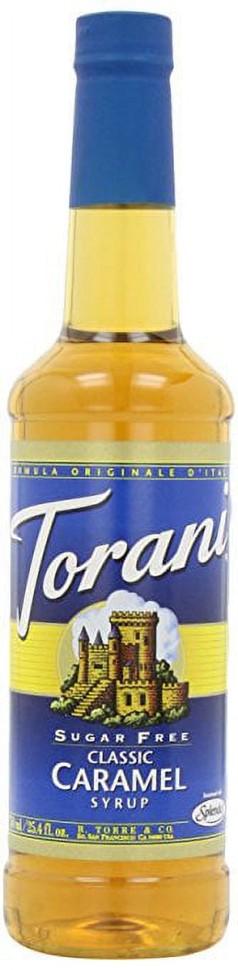 Torani Sugar-Free Syrup, Classic Caramel, 25.4-Ounce Bottle