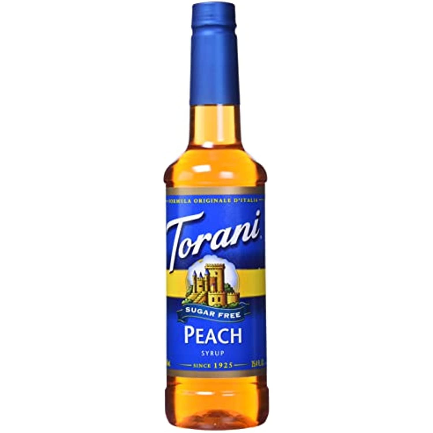 Torani Sugar Free Syrup, Peach, 25.4 Ounce (Pack Of 1)
