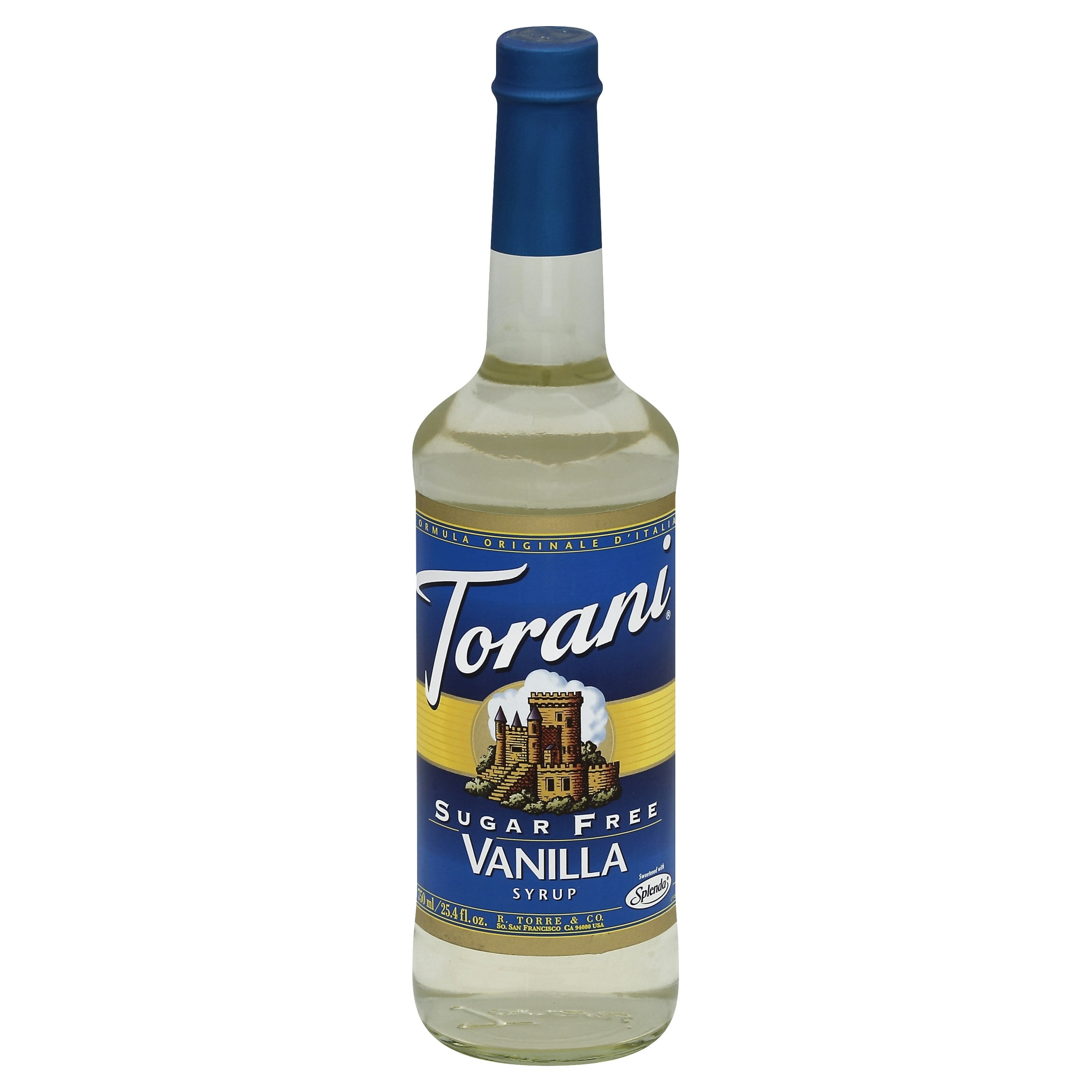 (Pack Of 6) Torani Sugar-Free Vanilla Syrup 25.4 Fl Oz