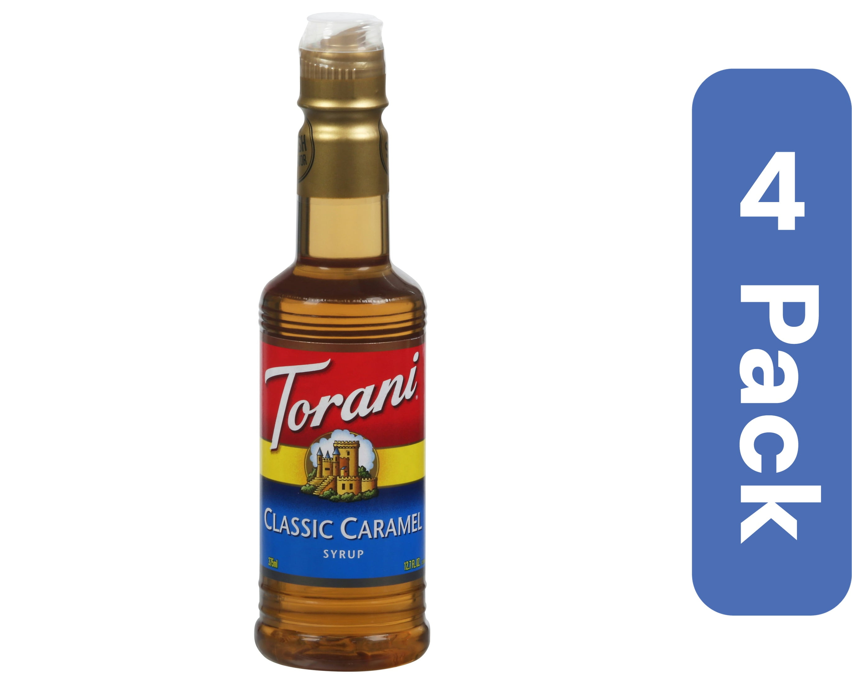 Torani Syrup Caramel 12.7 fl oz (Pack of 4)