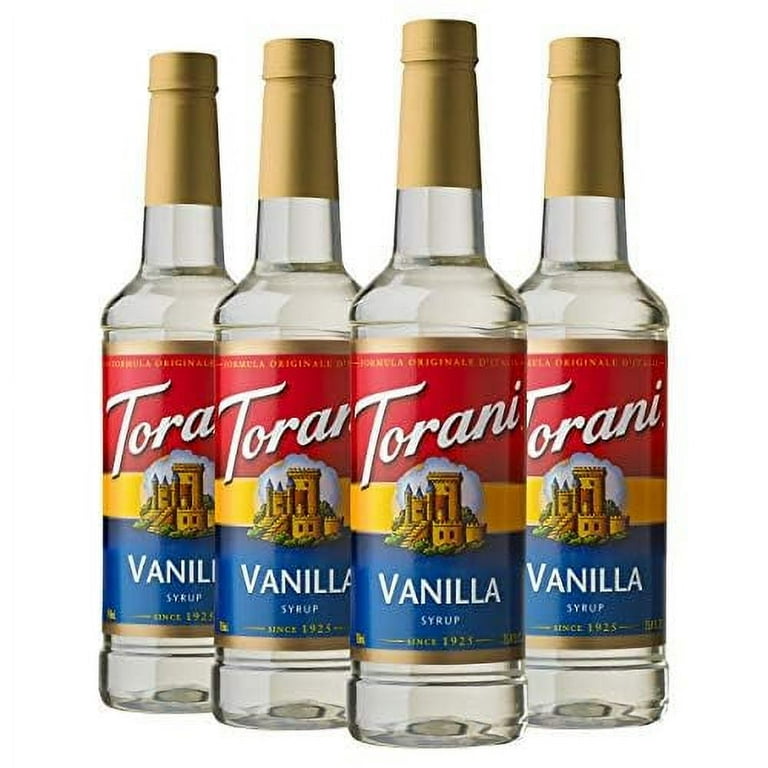 Torani Syrup Vanilla 25.4 Ounces Pack of 4 Walmart