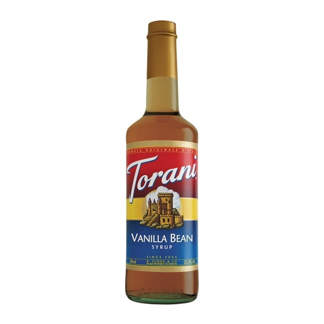 Torani Vanilla Bean Syrup cs 12/750 ml