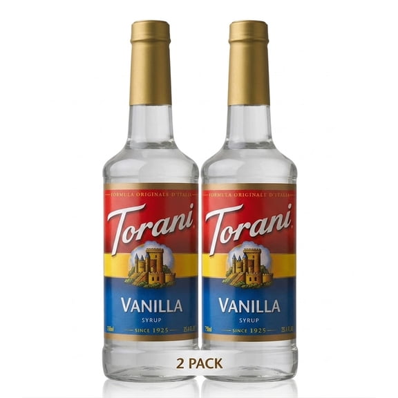 Torani Vanilla Syrup, 25.4 fl oz,2 pack