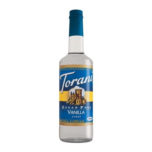 Torani Vanilla Syrup Sugar Free cs 12/750 ml