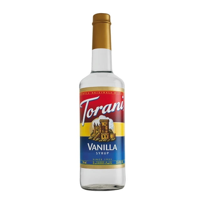 Torani Vanilla Syrup cs 12/750 ml