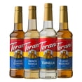 thumbnail image 1 of Torani Coffee Syrup Variety Pack, Plastic Bottles, Coffee Flavoring Syrup, No Known Allergens, 25.4 fl oz, 4 Count, 1 of 6