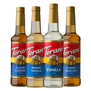 Torani Coffee Syrup Variety Pack, Plastic Bottles, Coffee Flavoring Syrup, No Known Allergens, 25.4 fl oz, 4 Count