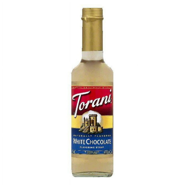 Sirop de Torani, chocolat blanc, 12,7 onces, paquet Liban