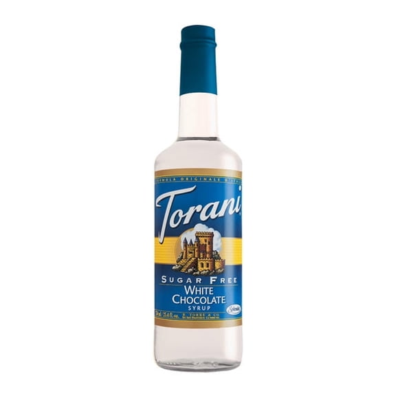 Torani White Chocolate Sugar Free Syrup cs 12/750 ml