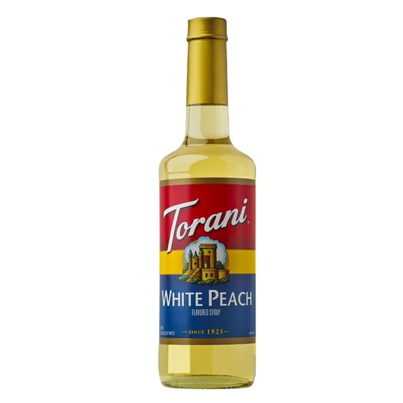 Torani White Peach Flavored Syrup 25.4 fl oz