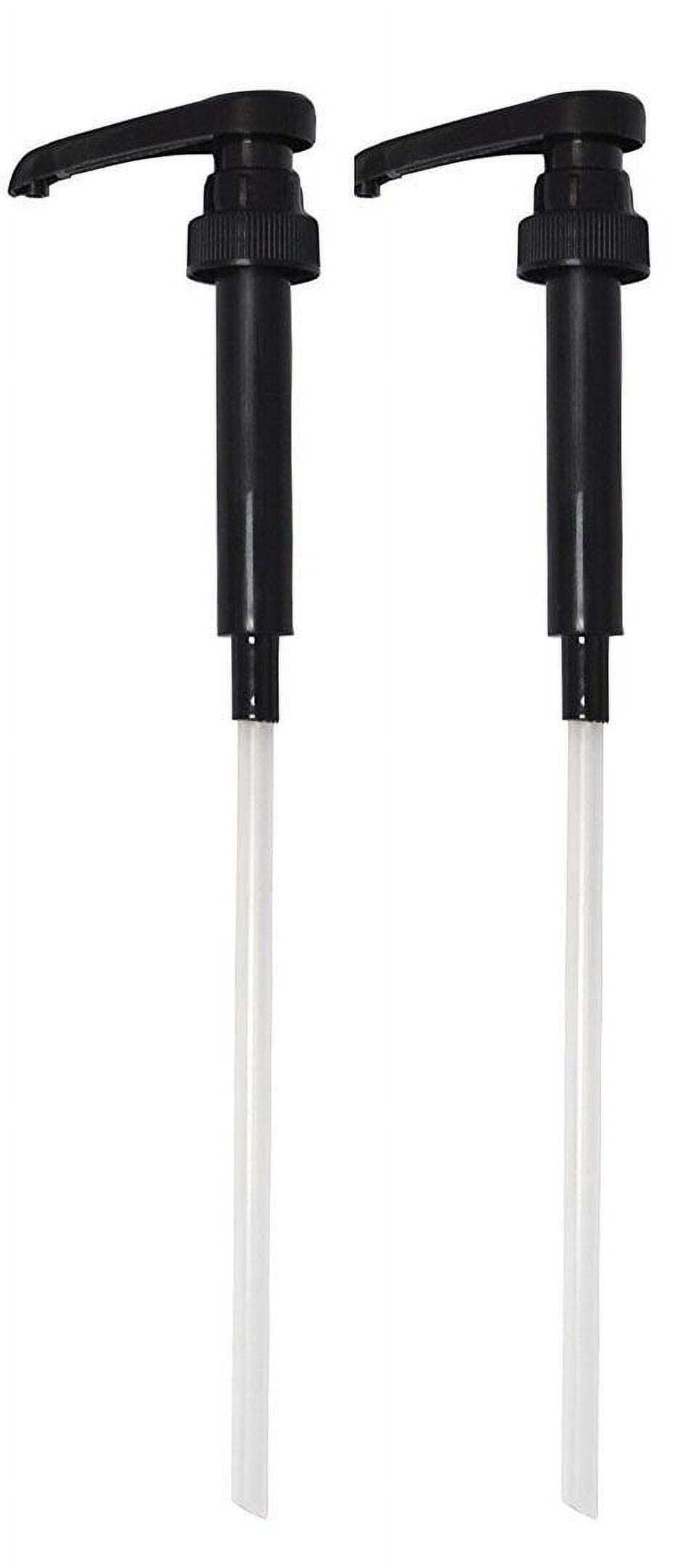 Torani and DaVinci BLACK Syrup Pumps, Fits 25.4 Oz/750Ml Bottles (Pack of 2)