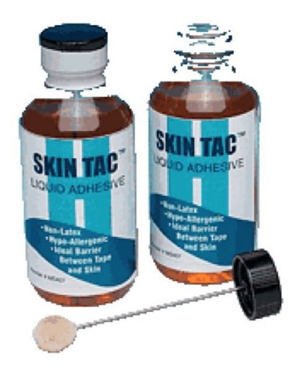 Torbot Group Inc Skin Tac Liquid Adhesive Barrier, Clear, Hypoallergenic, Latex-free (Bottle of 4 Ounces)