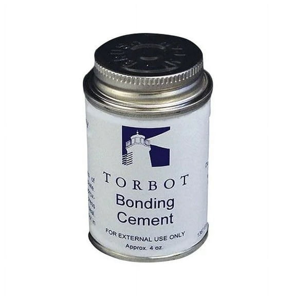 Torbot Liquid Bonding Adhesive Cement with Brush - Latex-Based Formula for Secure & Long-Lasting Adhesion for Home & Clinical Use - Use for Medical Devices & Prosthetics - TR410 - 4 oz. Pack of 3
