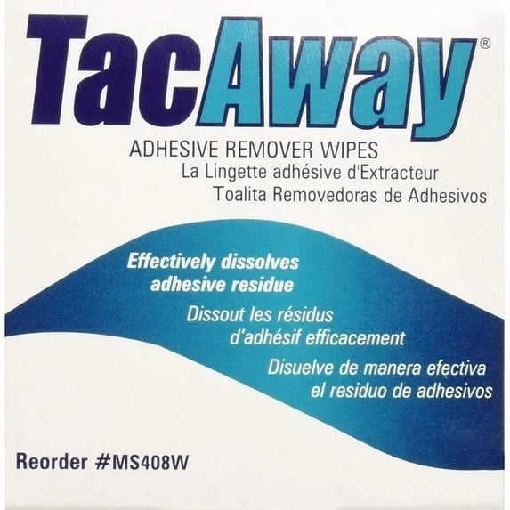 Torbot ML408W Tacaway Adhesive Remover Wipes, 50 Count