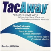 Torbot ML408W Tacaway Adhesive Remover Wipes, 50 Count