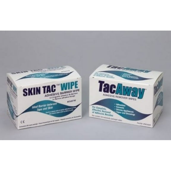 Torbot Skin Tac Adhesive Barrier and Remover Wipes Combo Pack
